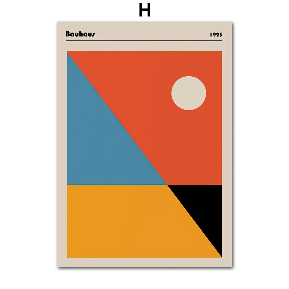 Mondrian Bauhaus Abstract Canvas Print