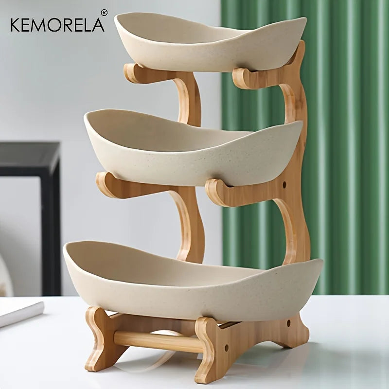 Modern 2-3 Layer Fruit Snack Candy Serving Stand