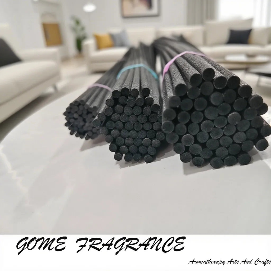 Black Fiber Rattan Reed Diffuser Aromatherapy Sticks