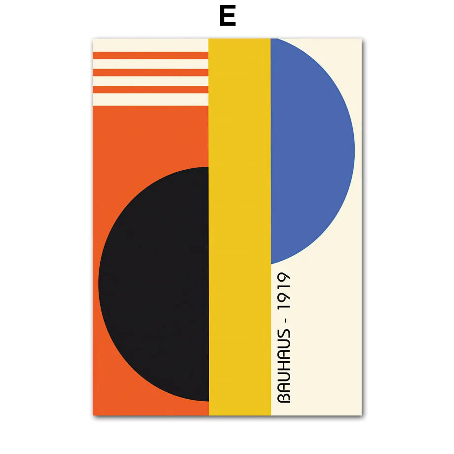 Mondrian Bauhaus Abstract Canvas Print