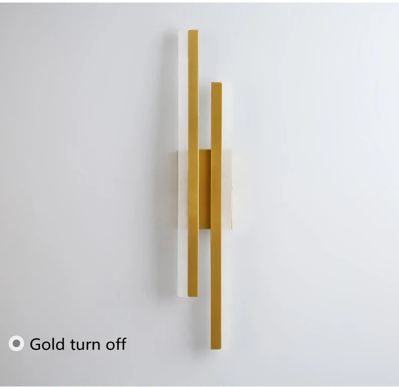 Copper Pipe Acrylic Shade LED Wall Sconce