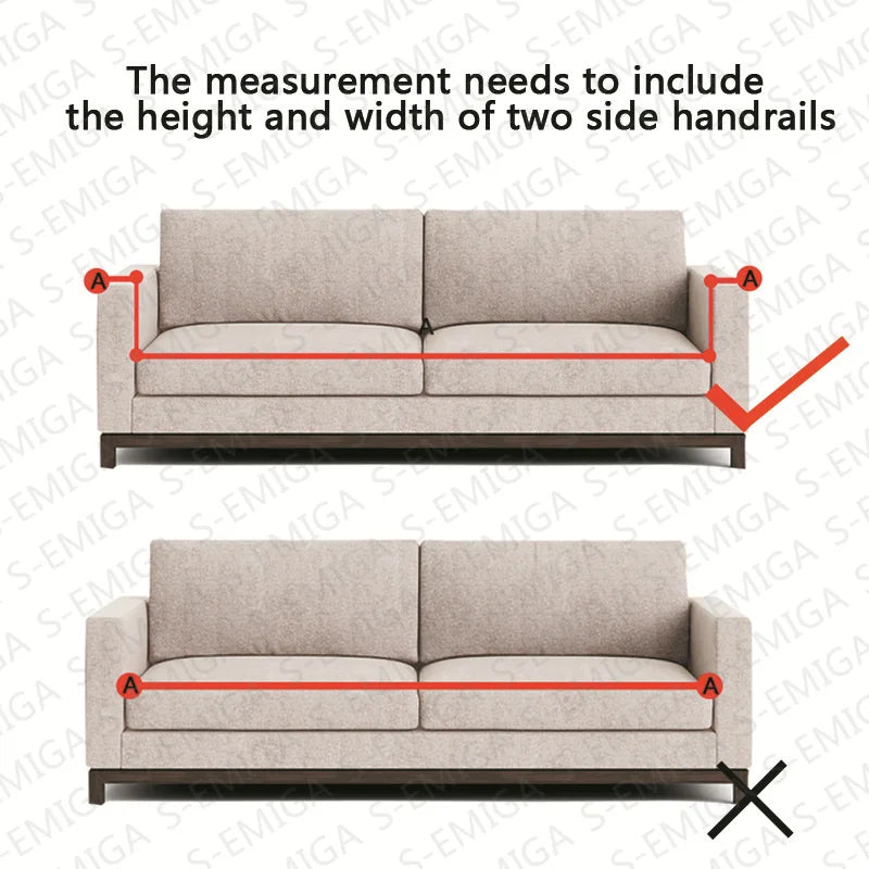 Elastic Anti-Slip L Shape Sofa Corner Slipcover