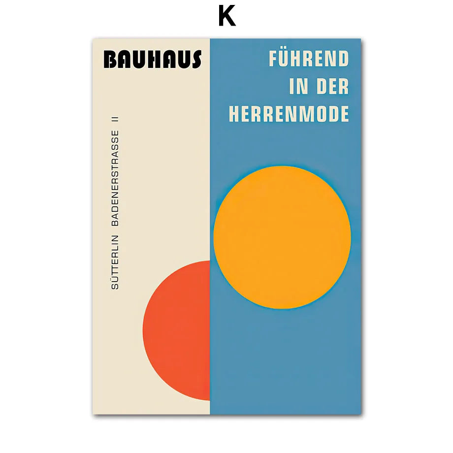 Mondrian Bauhaus Abstract Canvas Print