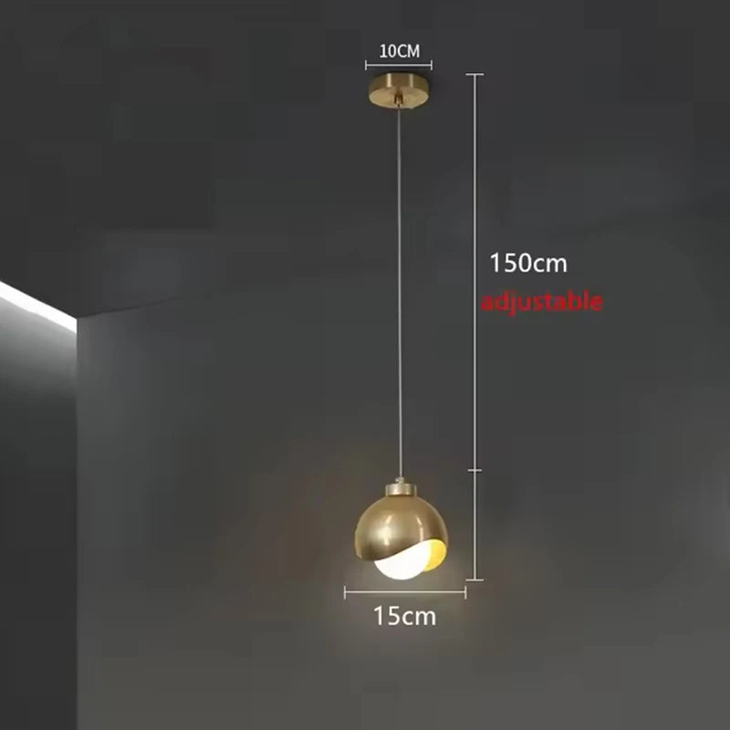 Nordic Glass Cord Pendant Lamp