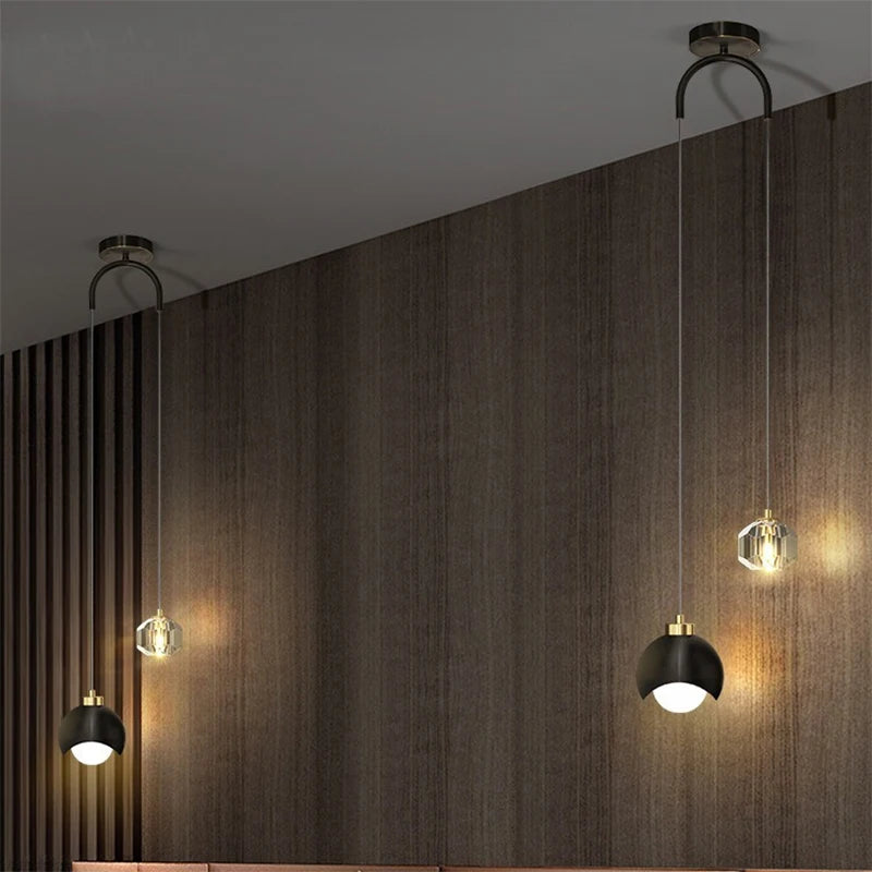 Nordic Glass Cord Pendant Lamp