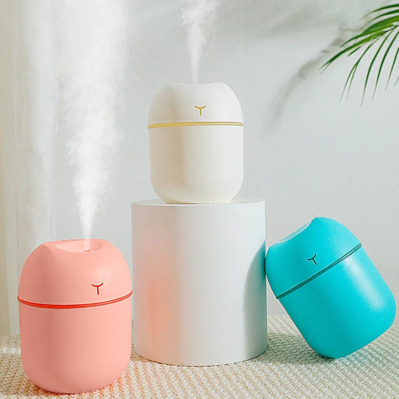 Mini Humidifier — Silent Portable Air Purifier for Car, Bedroom & Dormitory Use