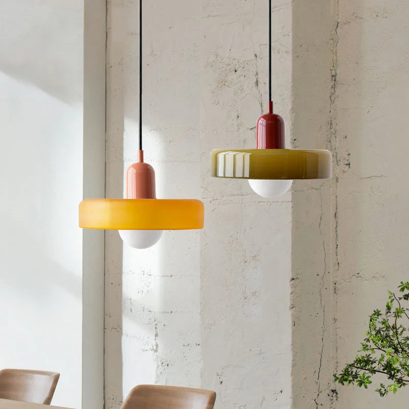 Bauhaus Nordic Glass Chandelier