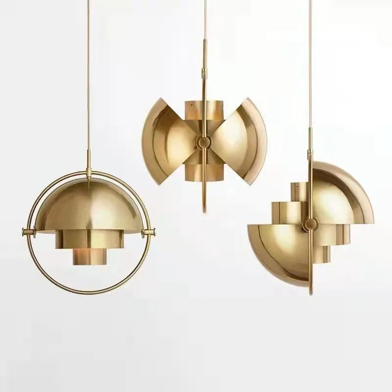 Modern Pendant Light Nordic Lamp — Metal Lampshade, E27 Bulb Socket, Art Deco Lighting