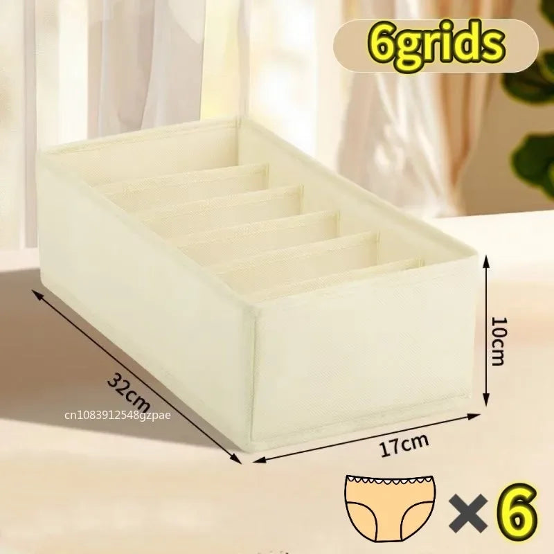 Foldable Underwear Wardrobe Drawer Storage Organizer Box
