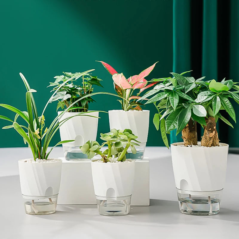 Automatic Self Watering Planter — Hydroponic Double Layer Pot