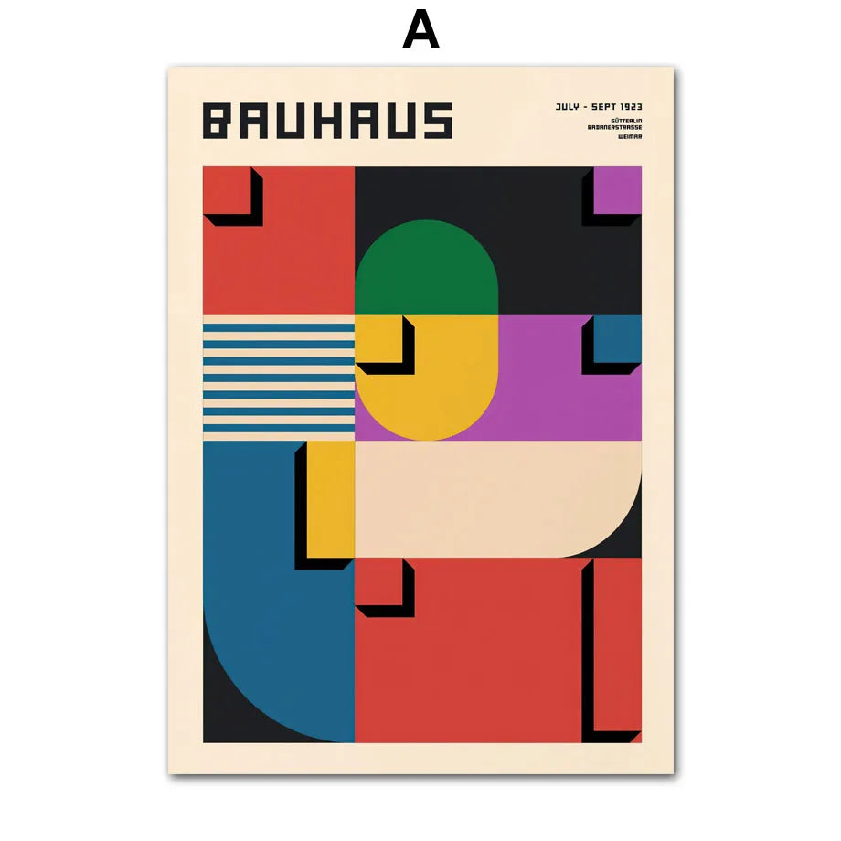 Mondrian Bauhaus Abstract Canvas Print