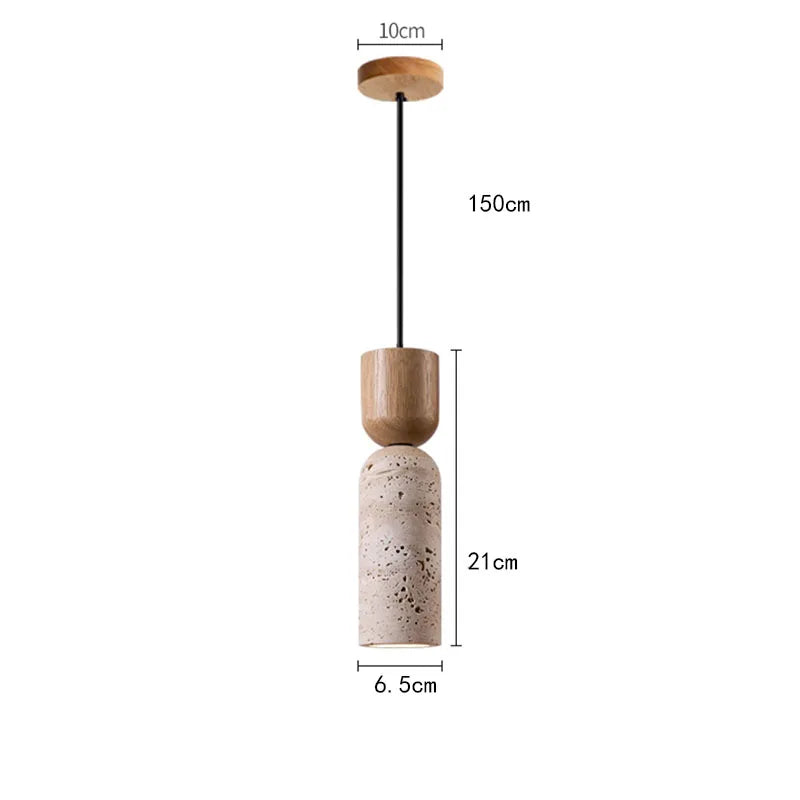 Japanese Wabi-Sabi Vintage Bedside Chandelier