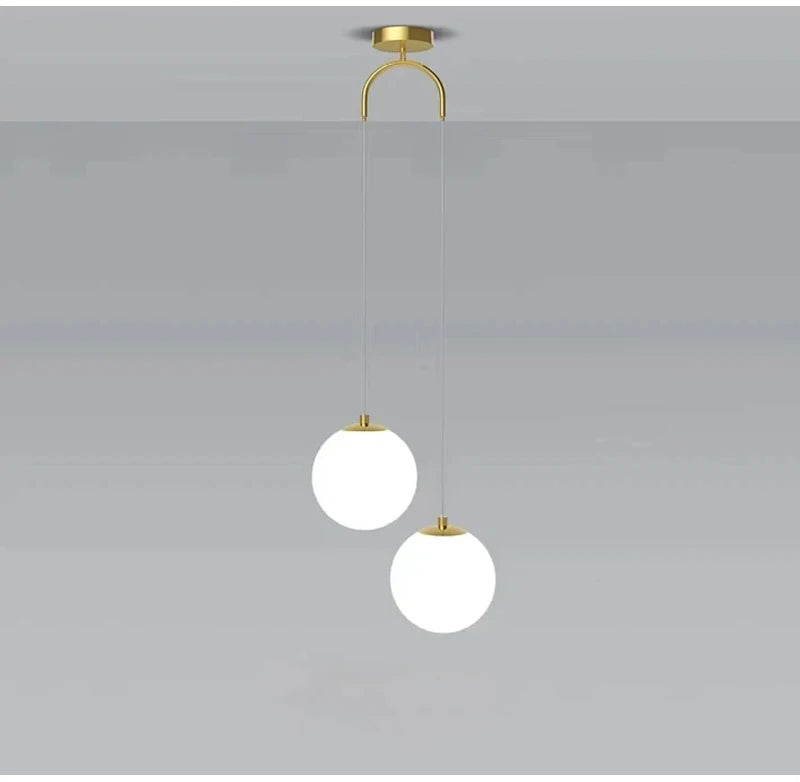 Nordic Glass Cord Pendant Lamp