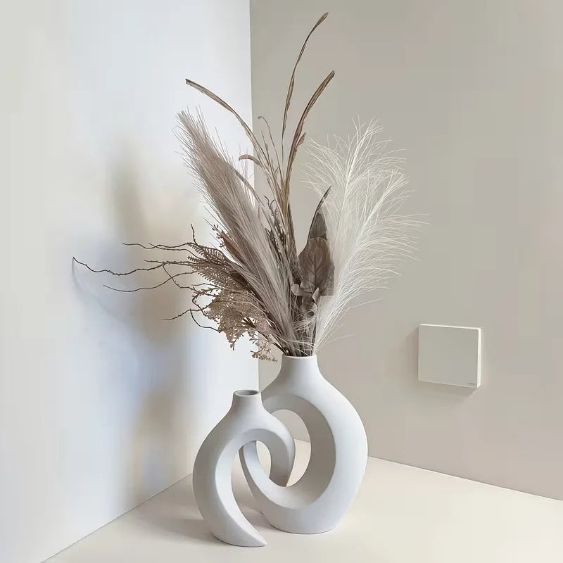 European Style White Plastic Vessel Set