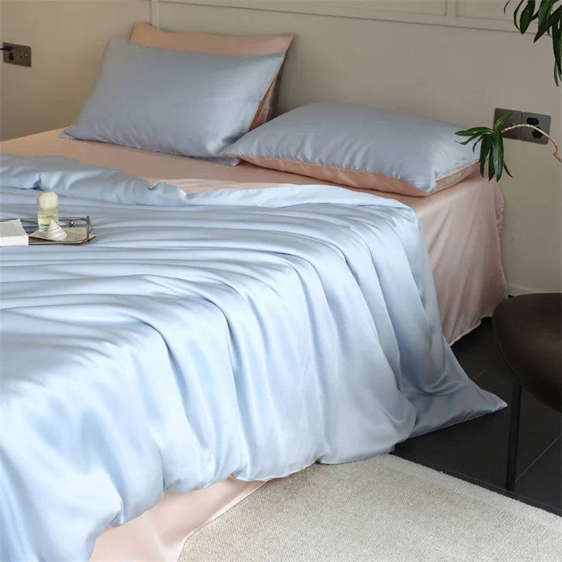 Mulberry Silk Bedding — Luxury 100% Natural Silk Duvet Set