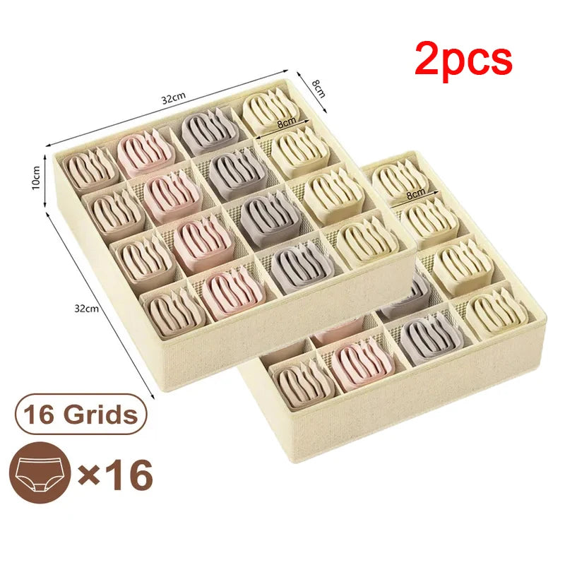 Fabric Drawer Underwear Bra Wardrobe Organizer
