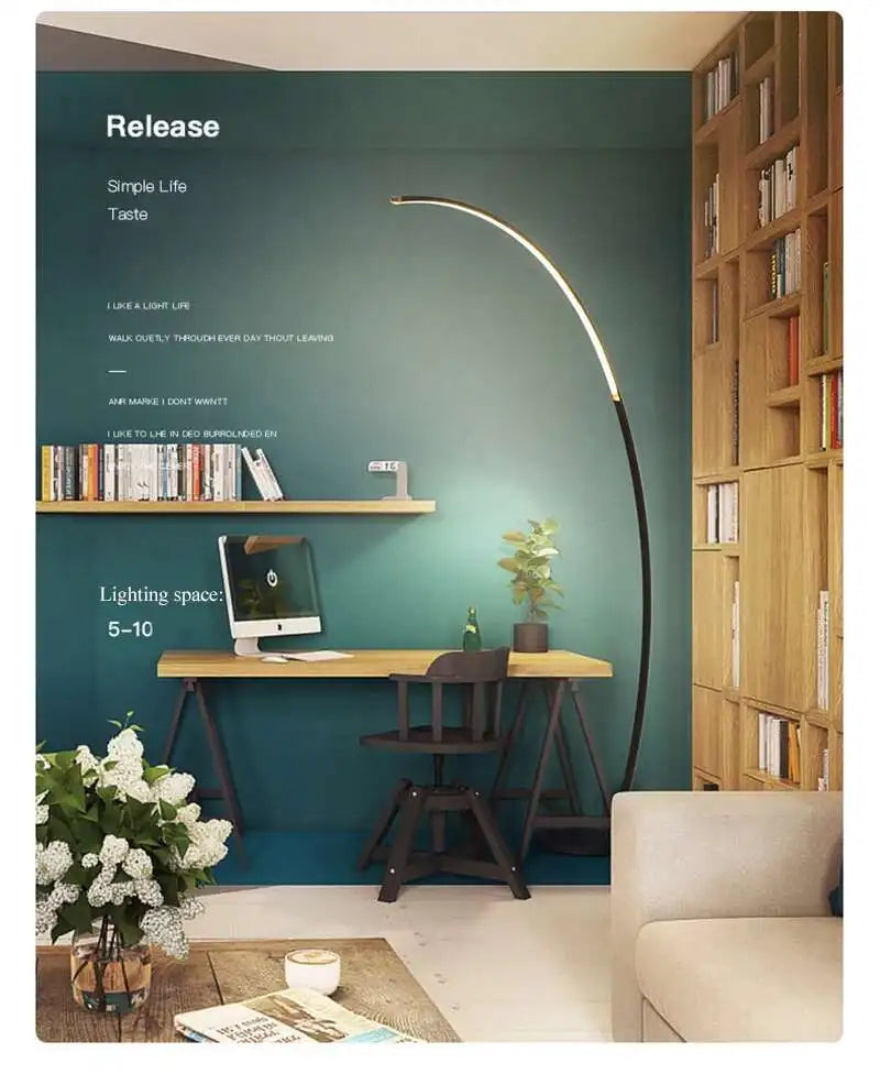 Nordic LED Corner Floor Lamp