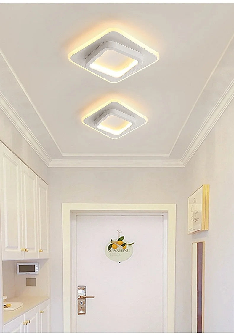 Nordic Metal Acrylic Touch Switch Ceiling Lamp