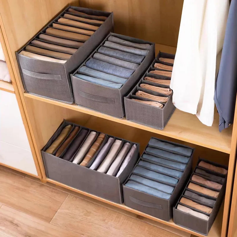 Foldable Canvas Closet Clothes Storage Organizer Bin
