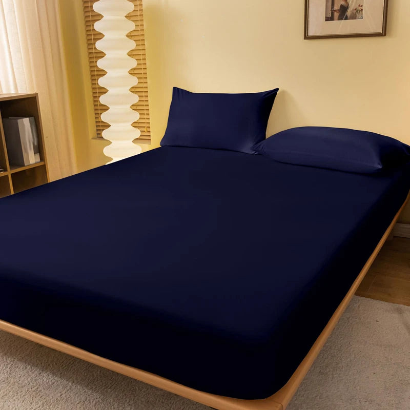 Matte Bed Sheet — Soft, Wrinkle Resistant Solid Color Bedding