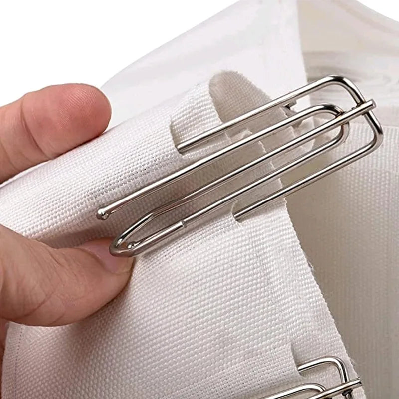 Stainless Steel Pleated Curtain Pinch Pleat Hooks
