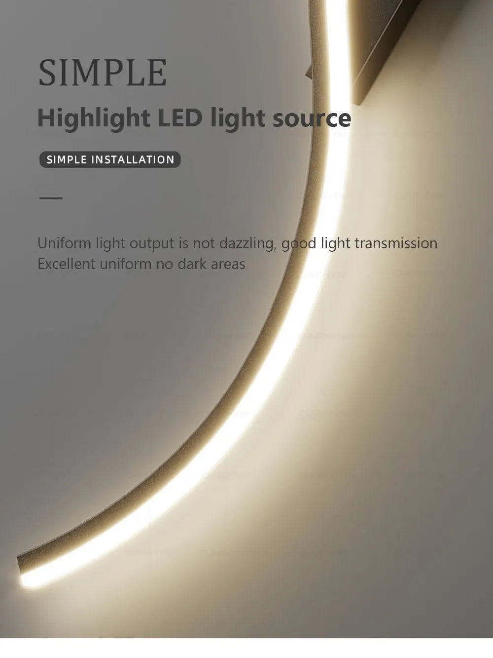 Minimalist Aluminum Bedside LED Up Down Wall Sconce