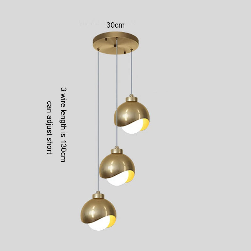 Nordic Glass Cord Pendant Lamp