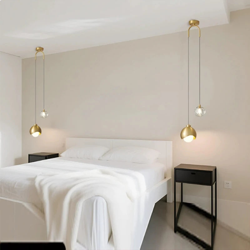 Nordic Glass Cord Pendant Lamp