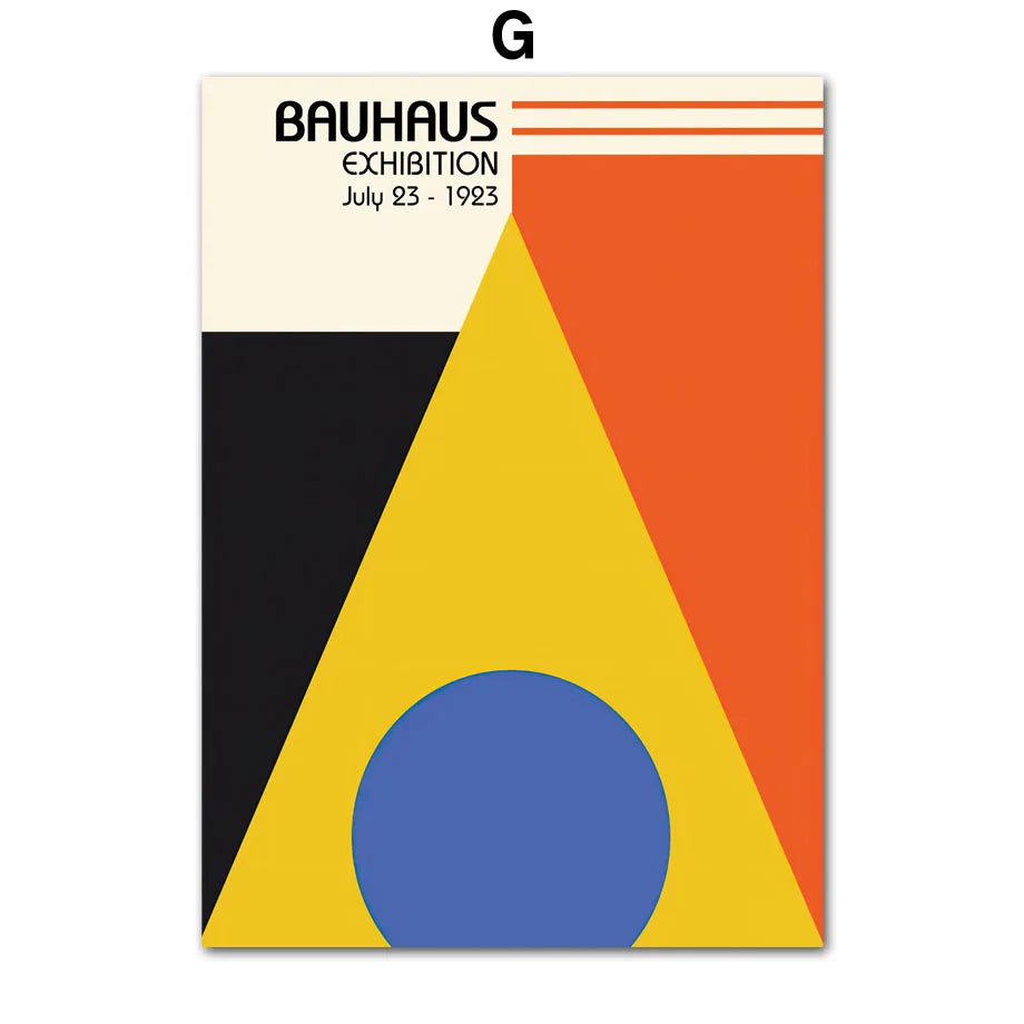 Mondrian Bauhaus Abstract Canvas Print