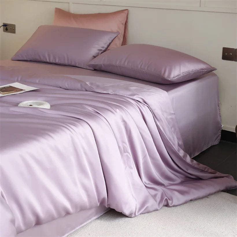 Mulberry Silk Bedding — Luxury 100% Natural Silk Duvet Set