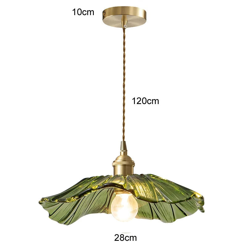 Modern White Glass Bedroom Pendant Lamp