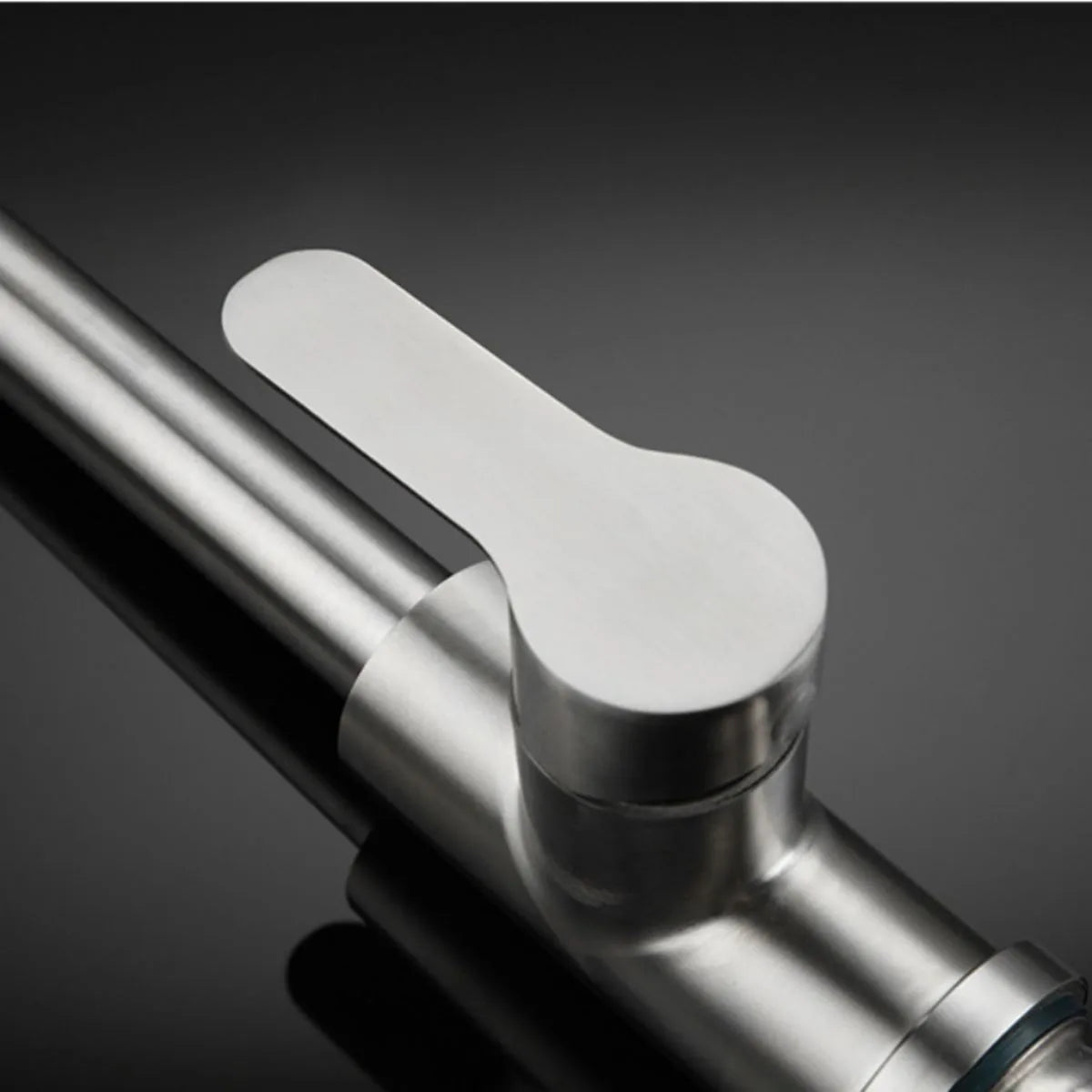 Single Handle Stainless Steel Pull Down Kitchen Faucet