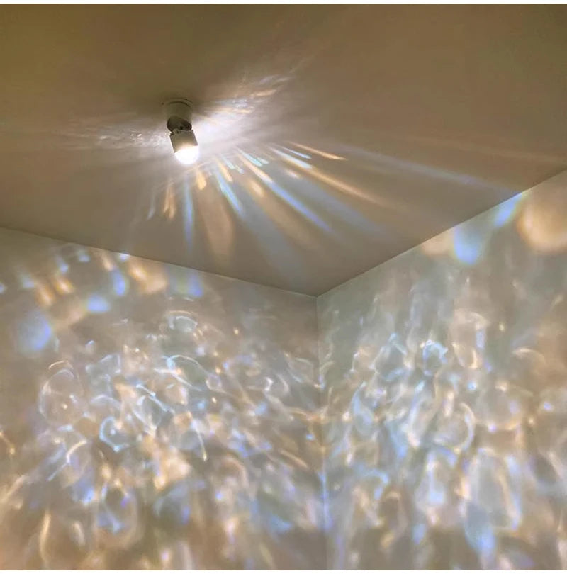 LED Sunset Lamp - Adjustable Angle Ceiling Spotlight | Modern Surface Mounted Light