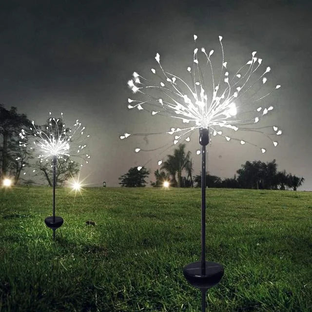 Solar Copper Wire Dandelion Fairy String Garden Lights