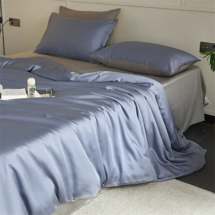 Mulberry Silk Bedding — Luxury 100% Natural Silk Duvet Set
