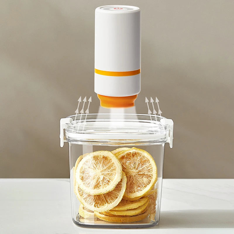 Electric Vacuum Seal Airtight Coffee Bean Storage Container