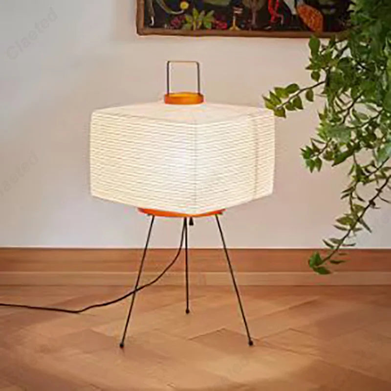 Minimalist Rice Paper LED Floor Lamp