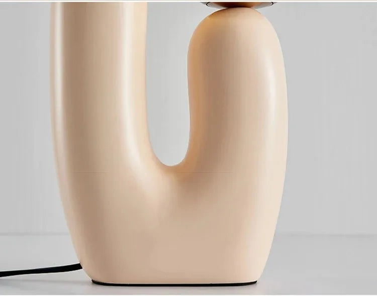 Nordic Glass Resin Base Table Lamp