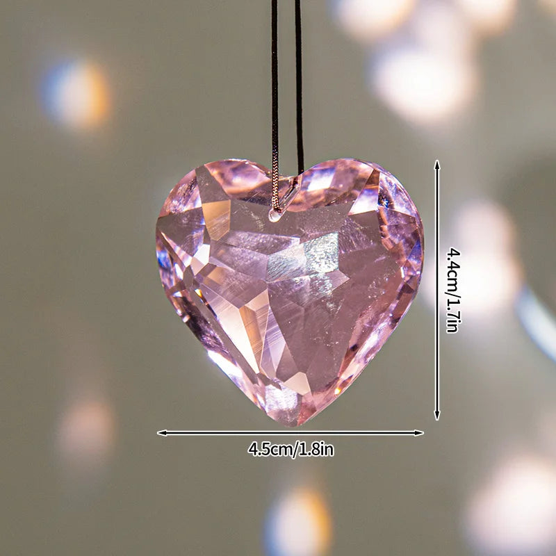 Crystal Moon Star Rainbow Suncatcher Wind Chime