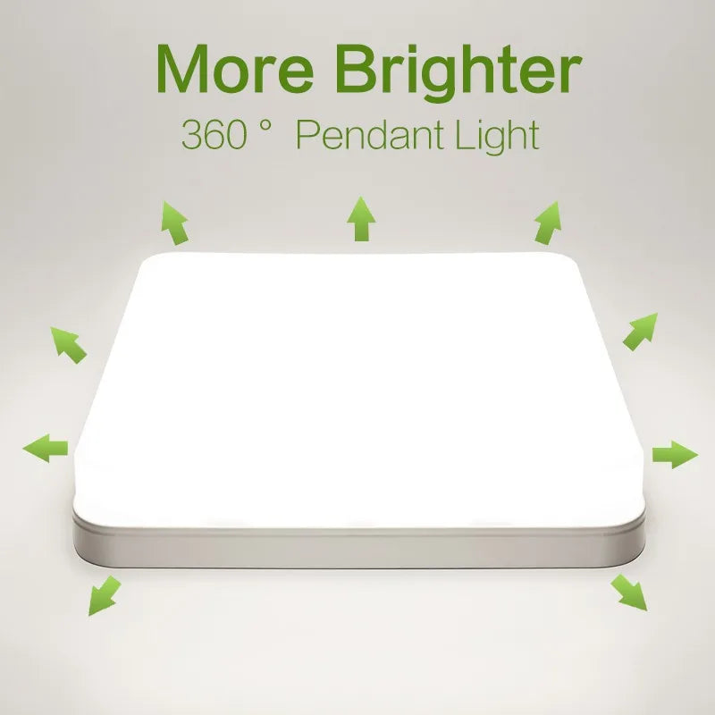 Modern Square Dimmable LED Ceiling Lamp