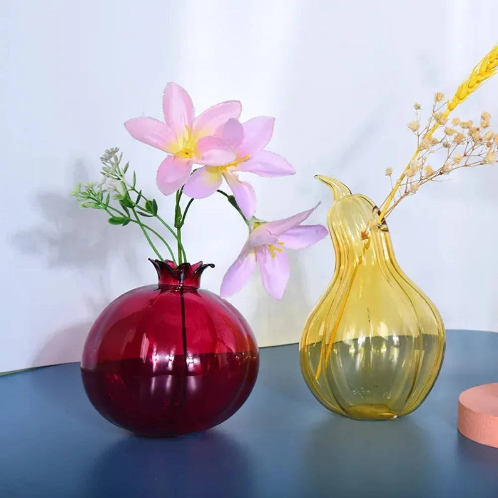 Pear Shaped Glass Aromatherapy Fruit Vessel