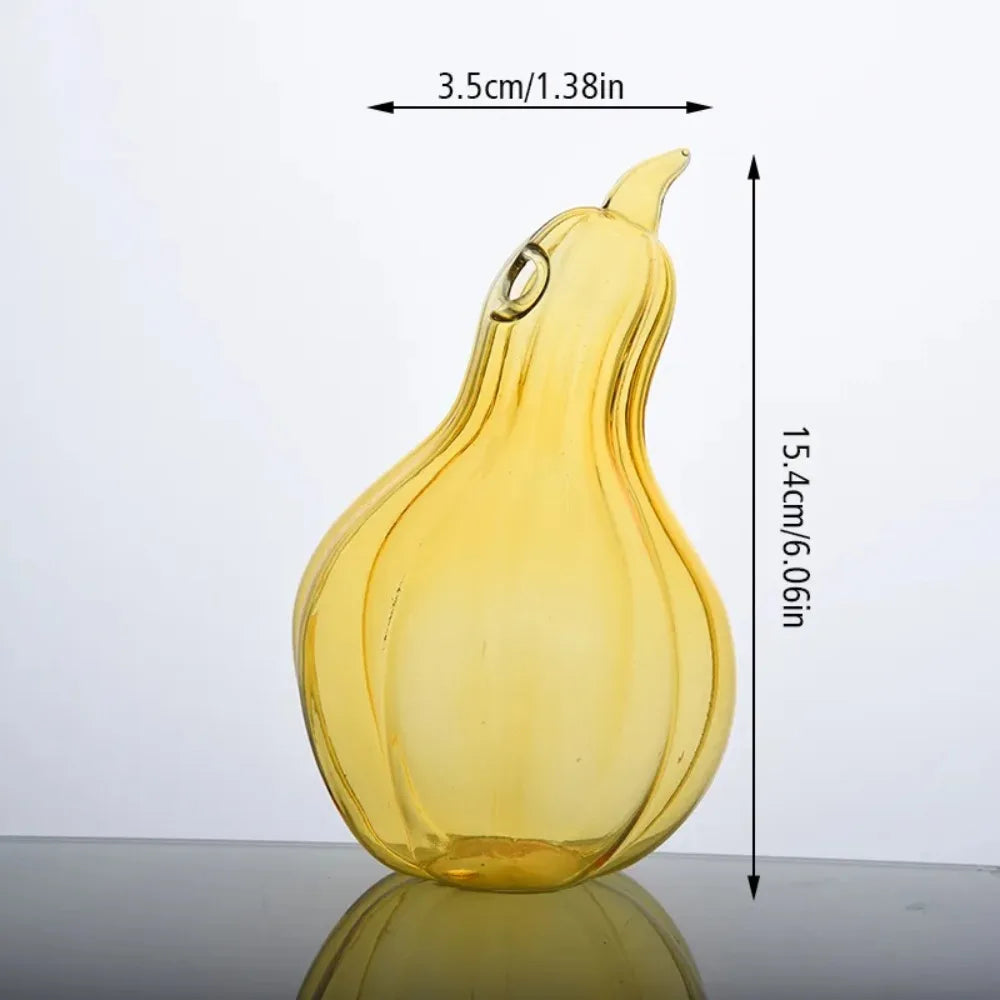 Pear Shaped Glass Aromatherapy Fruit Vessel