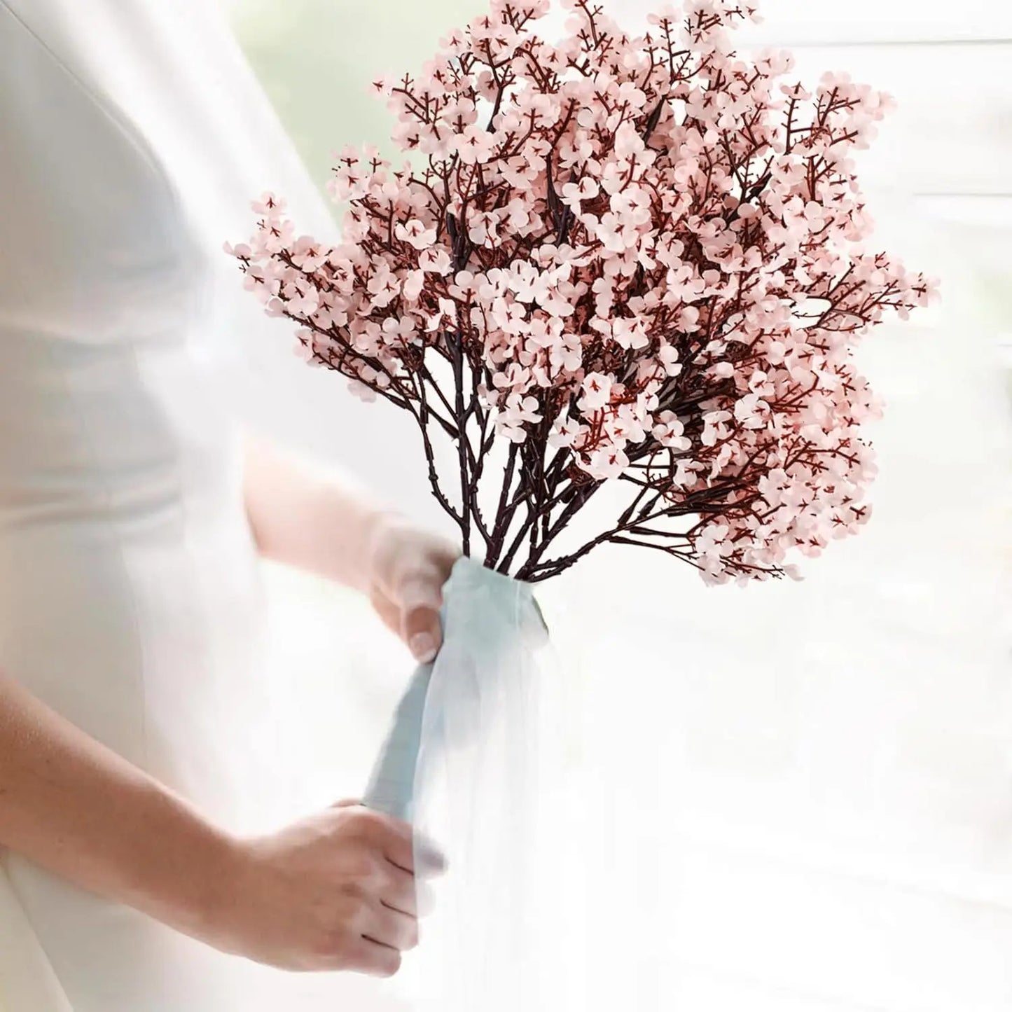 Silk Artificial Cherry Blossom Bouquet