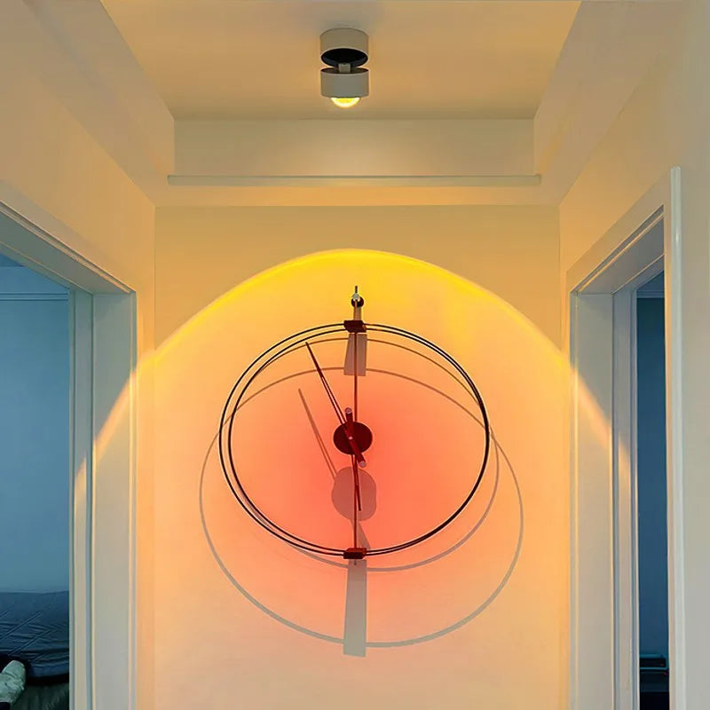 LED Sunset Lamp - Adjustable Angle Ceiling Spotlight | Modern Surface Mounted Light
