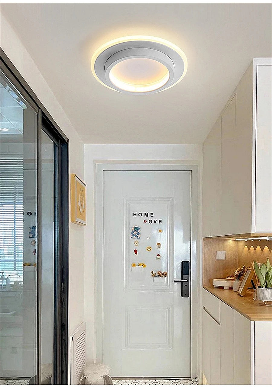 Nordic Metal Acrylic Touch Switch Ceiling Lamp