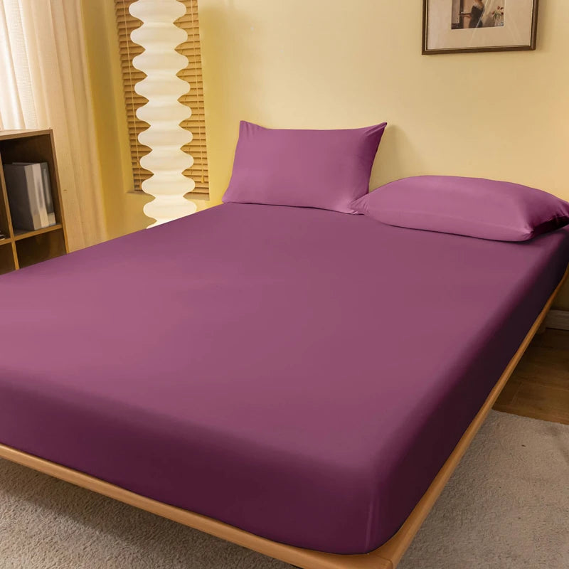 Matte Bed Sheet — Soft, Wrinkle Resistant Solid Color Bedding