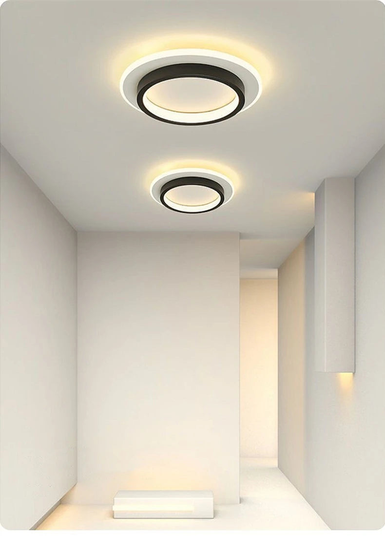 Nordic Metal Acrylic Touch Switch Ceiling Lamp