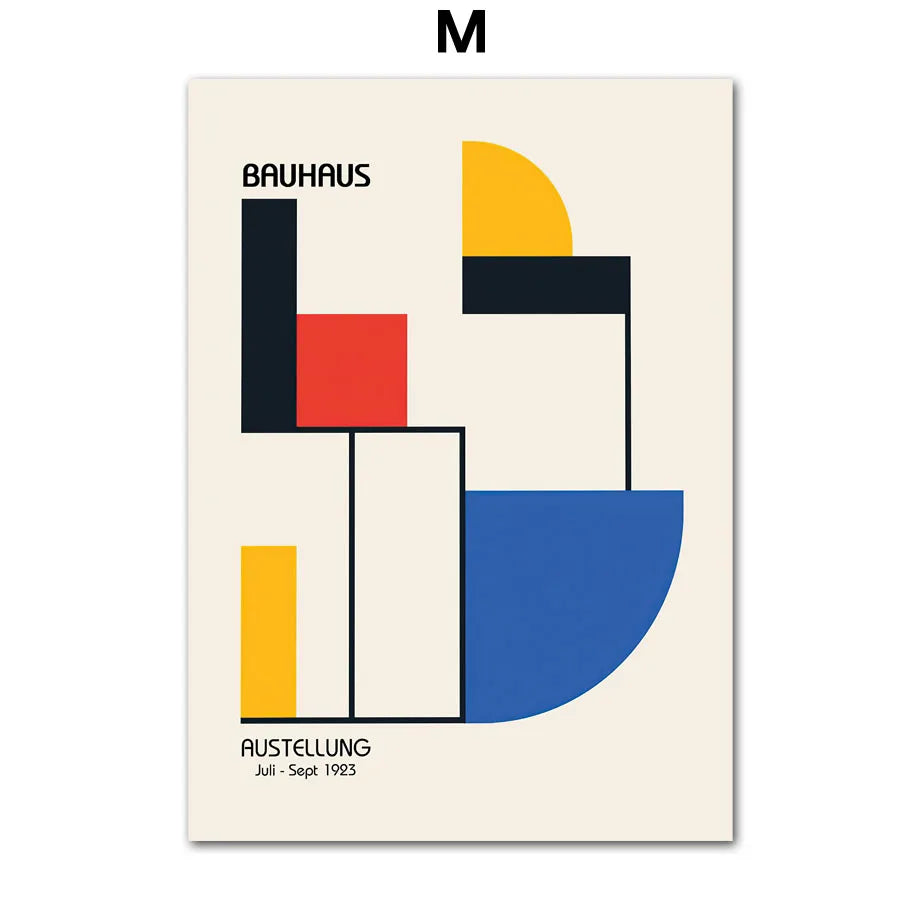 Mondrian Bauhaus Abstract Canvas Print