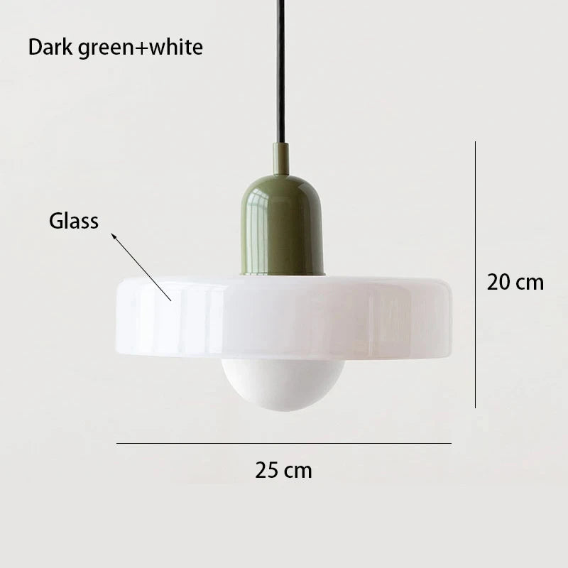 Bauhaus Nordic Glass Chandelier