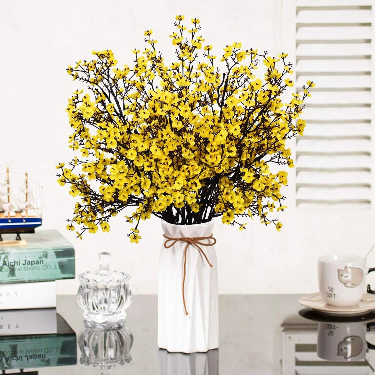 Silk Artificial Cherry Blossom Bouquet